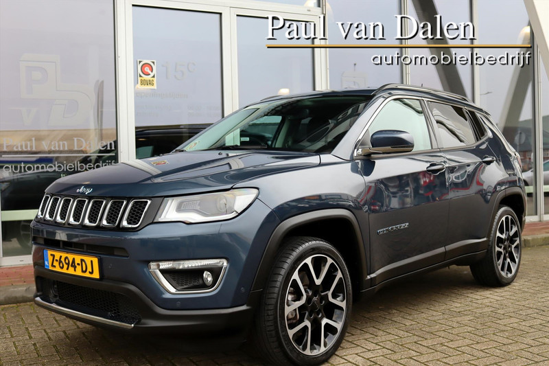 Jeep Compass 1.3T 4XE 190PK PLUG-IN HYBRID 4WD ELECTRIC LIMITED E.D. Navi | Clima | Stuur/stoelverw. | Camera | Cruise | Dodehoek | Keyless |