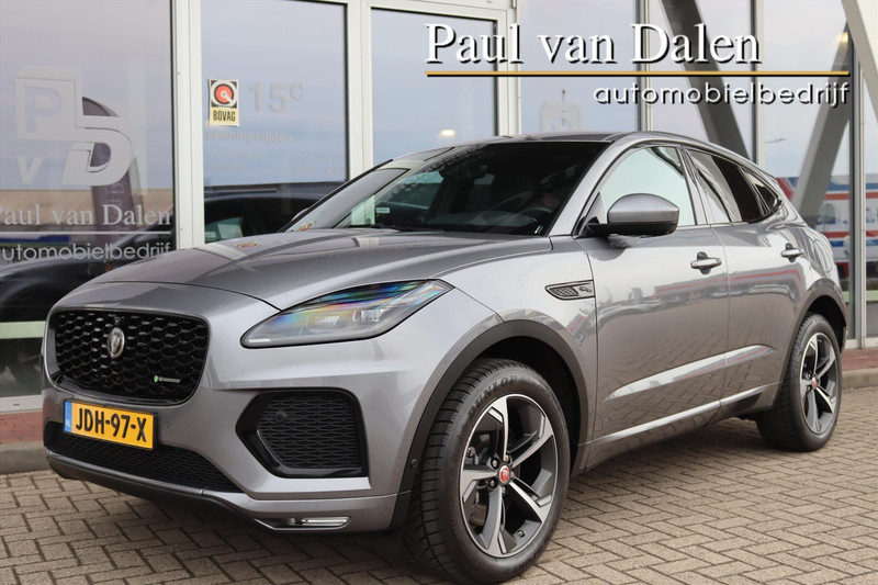 Jaguar E-Pace 1.5 P300e 309PK AWD R-DYNAMIC Panodak | HiFi | | Navi | 360 Camera | Leer | Voorruitverw. | Memory | Led | Cruise | 19 Inch Lm |