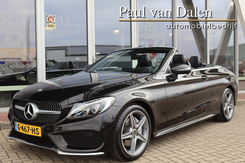 Mercedes-Benz C-Klasse Cabriolet C180 156PK 9G-TRONIC AMG LINE Navi | Leer | Airscraft | Cruise | Pdc | 18 Inch Lm |