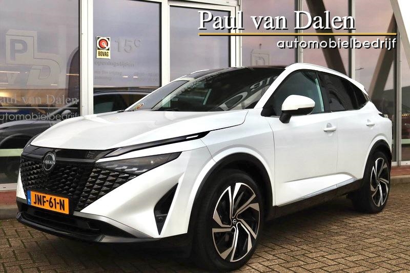 Nissan QASHQAI 1.3 MHEV 158PK AUTOMAAT TEKNA PLUS Panodak | Navi | Adapt.Cruise | Memory | 360 Camera | Bose | Keyless | Head Up | 20 Inch Lm |