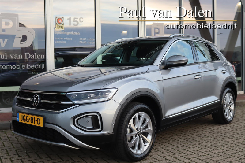 Volkswagen T-Roc 1.5TSI 150PK AUTOMAAT STYLE Navi Carplay | Adapt.Cruise | Electr.Klep | Camera | Keyless | Stoel/stuurverw. | IQ Light |