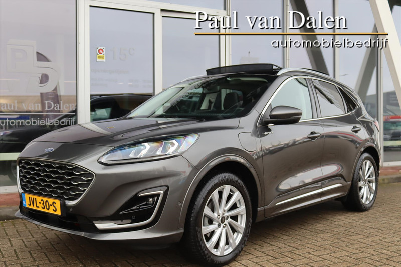 Ford Kuga 2.5 PHEV 225PK AUTOMAAT VIGNALE Panodak | Afn.Trekh.| Leer | Head Up | Adapt.Cruise | Camera | Stoel/stuur/voorruitverw. | Winte