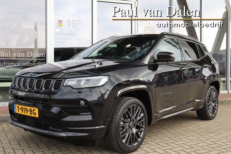 Jeep Compass 4Xe PLUG IN HYBRID Electric S 240PK Panodak | Alpine Audio | 360 Camera | Leer | Navi | Carplay | Led | Adapt. Cruise | 19 Inch 