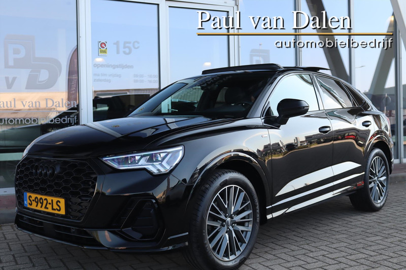 Audi Q3 Sportback 35TFSI 150PK AUTOMAAT 3X S-LINE Panodak | Keyless | Navi | Camera | Adapt.Cruise | Virtual Cockpit | Sfeerverl. | Electr.Stoel |