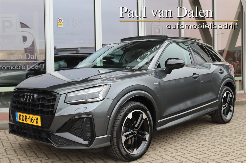 Audi Q2 35TFSI 150PK AUTOMAAT S-LINE Panodak | Navi | Keyless | Electr.Klep | Digitaal Cockp. | Stoelverw. | Adapt.Cruise | Camera |