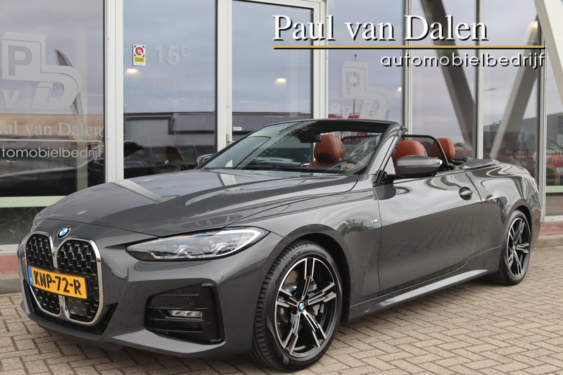 BMW 4 Serie Cabrio (g23) 430i M-SPORT Leder Tartufo | Live Cockpit | Trekhaak | 360 Camera | Stoel/stuur/nekverwarming | Zeer Compleet | Nie