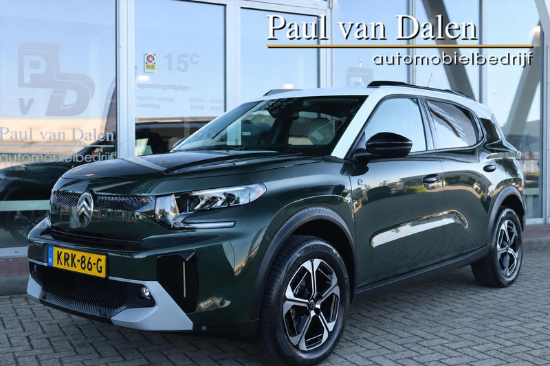 Citroën Ë-C3 Aircross EV 44kWh 113PK MAX Navi | Clima | Camera | Cruise | Two-Tone | Stoel/stuur/voorruitverw. | Carplay/Android | 17 Inch Lm |