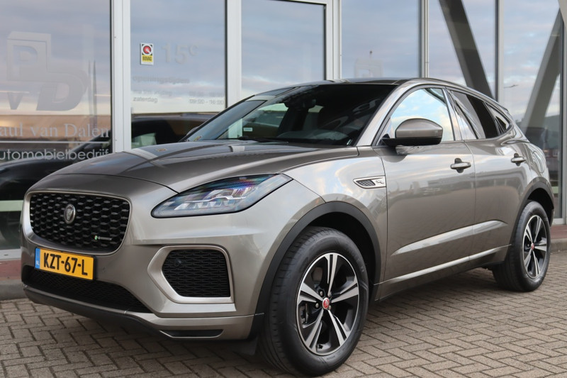 Jaguar E-Pace 1.5 P300e 309PK AWD R-DYNAMIC S Navi | SOH 100% | Trekhaak | Leer | Cruise | Camera | Memory | Led | 18 Inch Lm |